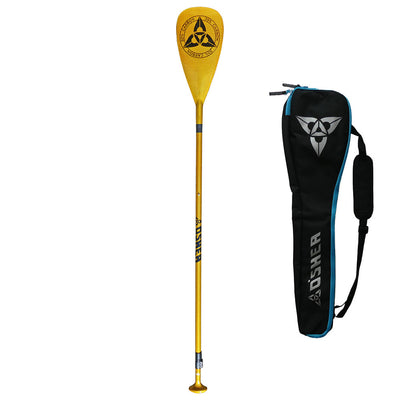 O'SHEA 30% CARBON 3 PIECE ADJUSTABLE SUP PADDLE - GOLD