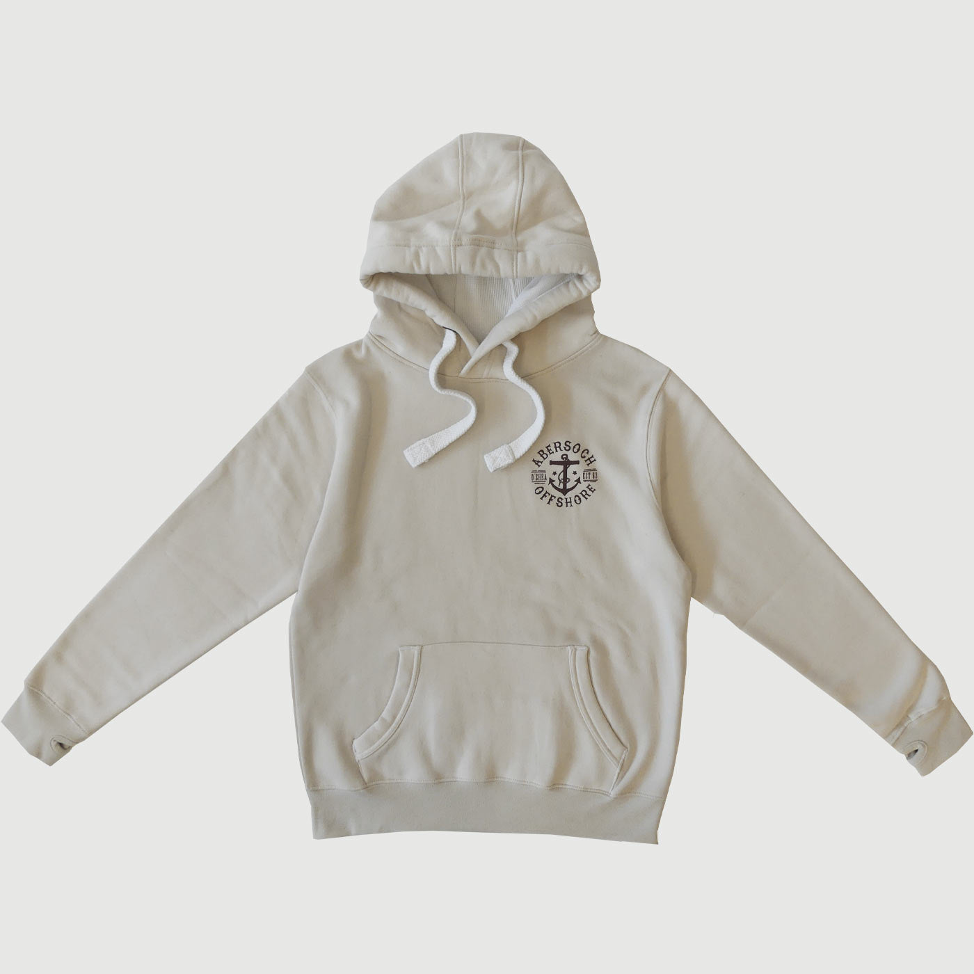 O'SHEA ABERSOCH "OFFSHORE" HOODIE - IVORY