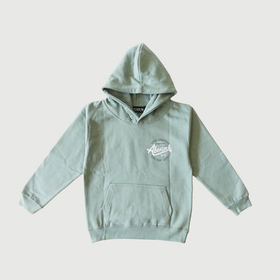 O'SHEA ABERSOCH KIDS "HIGH SURF" HOODIE - SAGE