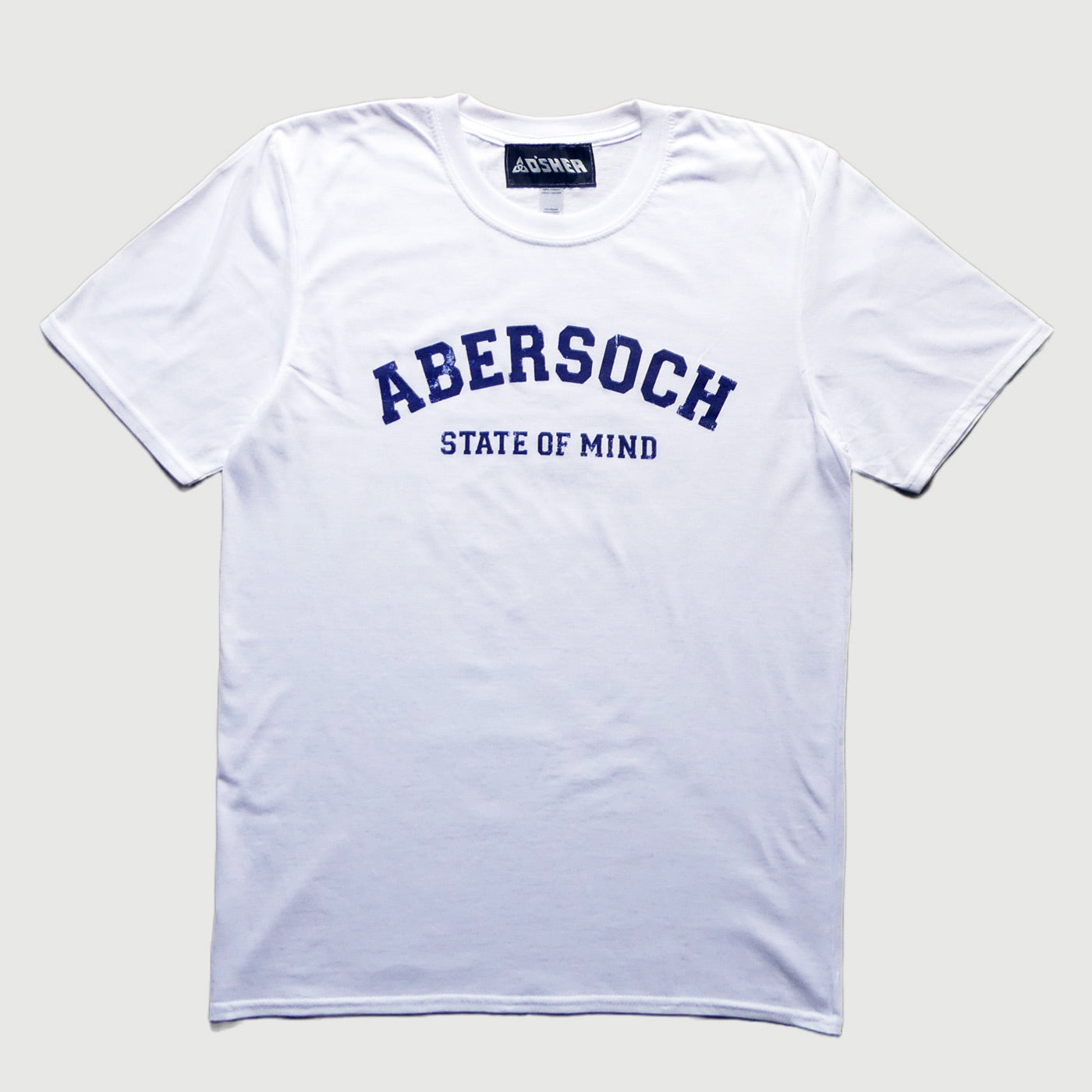 O'SHEA ABERSOCH MENS "STATE OF MIND" TEE - WHITE