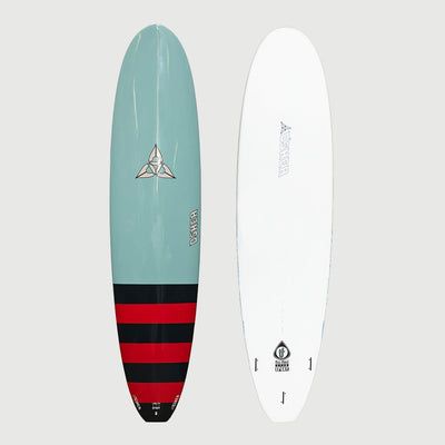 O'SHEA EPS EPOXY 7'10" MINI MAL SURFBOARD (BLUE / BLK / RED)