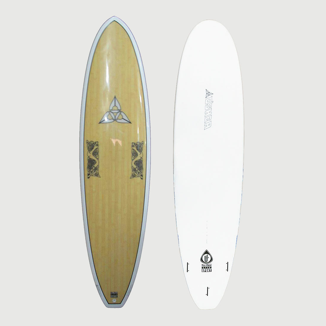 O'SHEA EPS EPOXY 8'0" MINI MAL SURFBOARD (BAMBOO)