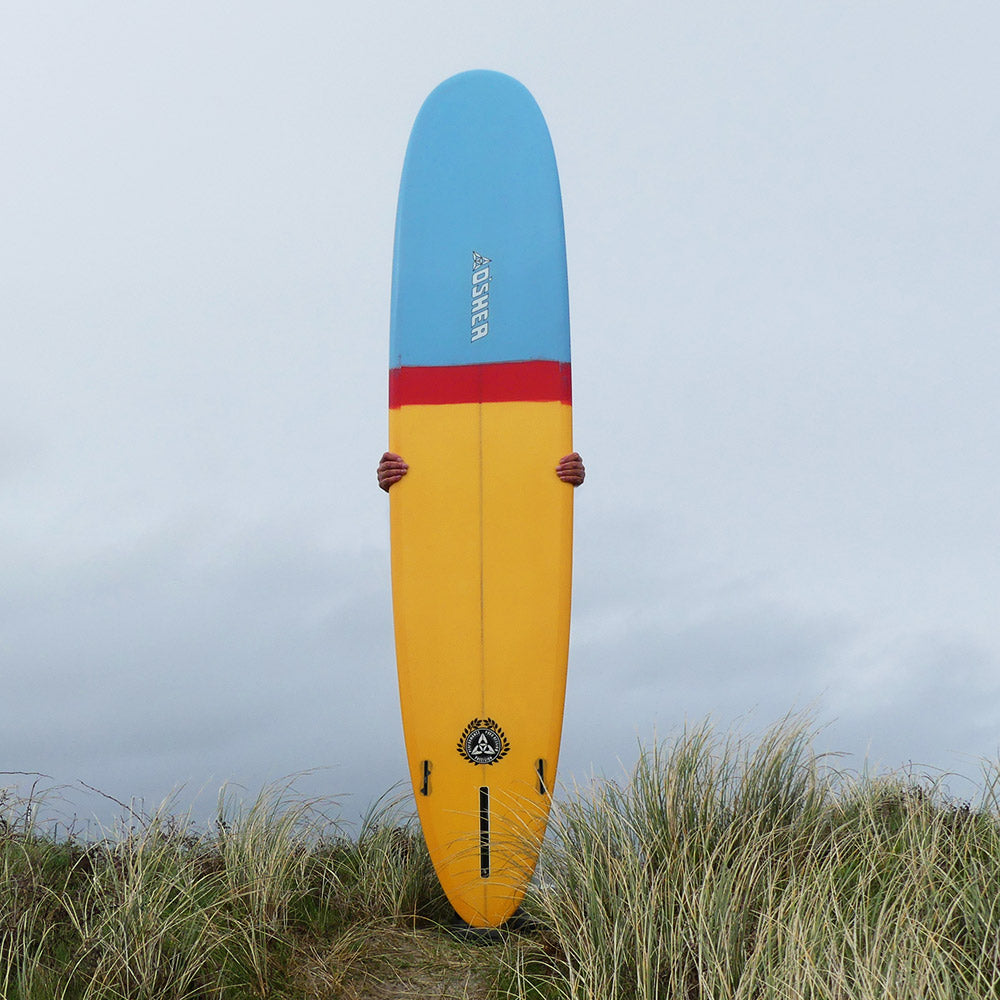O'SHEA PU POLYESTER  9'1" PERFORMANCE MALIBU  SURFBOARD
