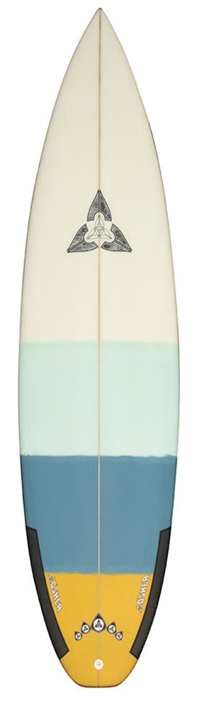 O'SHEA POLYESTER  5'11" THRUSTER SURFBOARD